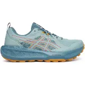 Asics Trailrunningschuh "GEL-SONOMA 8", Damen, Gr. 40, ocean haze, radiant amethyst, Synthetik, Schuhe Trailrunningschuh, für anspruchsvolles Gelände, profiliertes Gummi-Laufsohlenmaterial