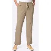 Casual Looks Cordhose , Damen, Gr. 19, Kurzgrößen, beige, 100% Polyester, unifarben, Hosen Cordhose