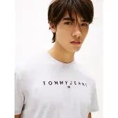 Tommy Hilfiger Tommy Jeans "TJM REGULAR LINEAR LOGO EXT" Rundhals, Regular Fit