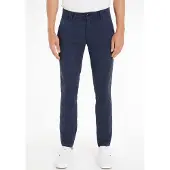 Tommy Hilfiger Chinohose TOMMY JEANS "TJM SCANTON", Herren, Gr. 30, Länge 30, blau (twilight navy), Web, Obermaterial: 98% Baumwolle, 2% Elasthan, körpernah normal, Hosen Chinohose, mit Markenlabel
