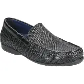 Sioux Slipper "Giumelo-705-H", Herren, Gr. 42 (UK 8), schwarz, Obermaterial: 100% Kalbsleder CAL. 100% Gummi rubber., Schuhe Slipper