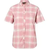 Pinewood 3121 Abisko Wanderbluse Damen Kurzarm L.Pink/White (850) M