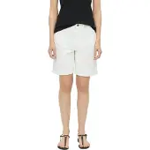s.Oliver Bermudas , Damen, Gr. 34, N-Gr, weiß, Denim/Jeans, Obermaterial: 98% Baumwolle, 2% Elasthan, unifarben, normal knielang, Hosen Bermudas, Jeans-Sommershorts mit Stretch