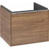 Villeroy & Boch V&B Waschtischunterschrank Subway 3.0 52,3x42,9x44,8cm, m LE/Gr Alu gl, Kan Oa