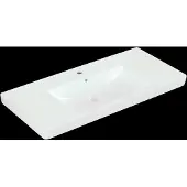 Villeroy & Boch V&B Möbelwaschtisch Subway 2.0 100x47cm, weiß, mit Hahnloch, Überlauf