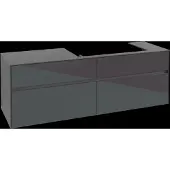 Villeroy & Boch V&B Waschtischunterschrank Collaro 160x54,8x50cm, WT rechts, glossy grey