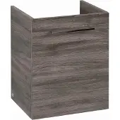Villeroy & Boch Avento Waschtischunterschrank, eine Tür, Anschlag rechts, 430x514x384mm, Griff chrom Glanz, A88701RK, Farbe: Stone Oak