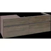 Villeroy & Boch V&B Waschtischunterschrank Collaro 160x54,8x50cm, WT rechts, arizona oak
