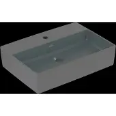 Villeroy & Boch V&B Aufsatzwaschtisch Memento 2.0 Hahnl., o. ÜL, graphite C-plus, 60x42cm