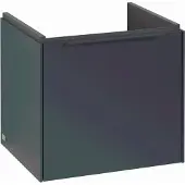 Villeroy & Boch Subway 3.0 Waschbeckenunterschrank, LED-Beleuchtung, 1 Auszug, 473x429x408mm, C580L2VQ, Farbe: Front/Korpus: Marine Blue, Griff: Marine Blue