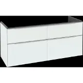 Villeroy & Boch V&B Waschtischunterschrank Subway 3.0 127,2x56,6x47,8cm, o LE/Gr Alu gl, P wh.