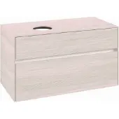 Villeroy & Boch V&B Waschtischunterschrank Collaro 100x54,8x50cm, WT links, white oak