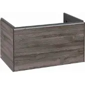 Villeroy & Boch Subway 3.0 Waschbeckenunterschrank, 1 Auszug, 772x429x478mm, C57300RK, Farbe: Front/Korpus: Stone Oak, Griff: Aluminium glänzend