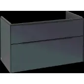 Villeroy & Boch Subway 3.0 Waschbeckenunterschrank, 2 Auszüge, 973x576x478mm, C57001VQ, Farbe: Front/Korpus: Marine Blue, Griff: Volcano Black