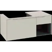 Villeroy & Boch V&B Waschtischunterschrank Beck. li Subway 3.0 100,1x42,25x51,6cm, m LE/Gr mon., ca Gr