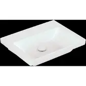 Villeroy & Boch Subway 3.0 Waschbecken, ohne Hahnloch, ohne Überlauf, Unterseite geschliffen, 600x470mm, 4A706FR1, Farbe: Weiß CeramicPlus