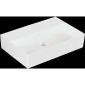 Villeroy & Boch Memento 2.0 Wandwaschbecken, ohne Hahnloch, ohne Überlauf, ungeschliffen, 600x420mm, 4A2263R1, Farbe: Weiß CeramicPlus