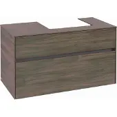Villeroy & Boch V&B Waschtischunterschrank Collaro 100x54,8x50cm, WT rechts, arizona oak