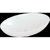 Villeroy & Boch V&B V&B Aufsatzwaschtisch Loop& Friends 62x42cm, m ÜL, we C+, ov., o. Hahnloch