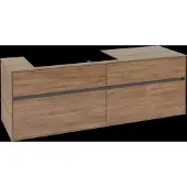 Villeroy & Boch V&B Waschtischunterschrank Collaro 160x54,8x50cm, WT links, kansas oak