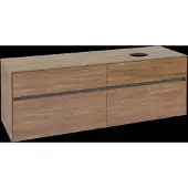 Villeroy & Boch V&B Waschtischunterschrank Collaro 160x54,8x50cm, WT rechts, kansas oak