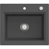 Villeroy & Boch V&B Spüle Subway Style 60S Abl., m Exzenter + Gitter, gra C-plus