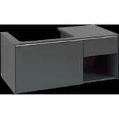 Villeroy & Boch V&B Waschtischunterschrank Beck. li Subway 3.0 100,1x42,25x51,6cm, o LE/Gr AL g, graph.