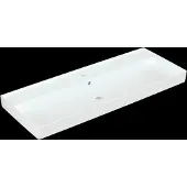 Villeroy & Boch Collaro Schrankwaschtisch, 1 Hahnloch, mit Überlauf, 1200x470mm, 4A33C5RW, Farbe: Stone White CeramicPlus