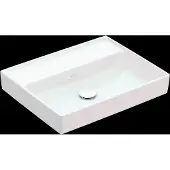 Villeroy & Boch Collaro Waschtisch, ohne Hahnloch, ohne Überlauf, 550x440mm, 4A3358R1, Farbe: Weiß CeramicPlus