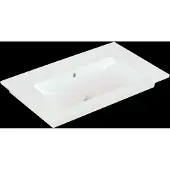 Villeroy & Boch Venticello Schrankwaschtisch, ohne Hahnloch, mit Überlauf, 800x500mm, 41048J01, Farbe: Weiß