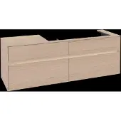 Villeroy & Boch V&B Waschtischunterschrank Collaro 160x54,8x50cm, WT r, LED 12W, Nord Oa