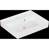 Villeroy & Boch Collaro Handwaschbecken, 1 Hahnloch, mit Überlauf, geschliffen, 500x400mm, 43345G01, Farbe: weiß-alpin
