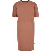 Urban Classics A-Linien-Kleid "Damen Ladies Organic Oversized Slit Tee Dress" 1 Stk. tlg.