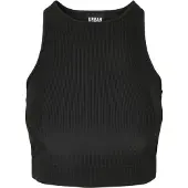Urban Classics Bralette "Damen Ladies Cropped Shiny Rib Top"