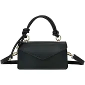 Gallantry Paris Gallantry, Abendtasche für Damen mit Knotengriff und verstellbarem Gurt, Schwarz
