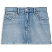 HUGO Blauer 5-Pocket-Minirock aus Denim Grösse L