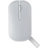 Asus Marshmallow Mouse MD100, Beidhändig, Optisch, RF Wireless + Bluetooth, 1600 DPI, Grau