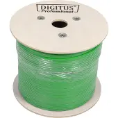 Digitus CAT 8.2 S/FTP Datenkabel - Verlegekabel, 500 m, Simplex, Dca-s2,d1,a1, 500 m, Cat8.2, S/FTP (S-STP), Grün