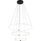 Searchlight LED-Hängeleuchte Revolve, 3-flammig, weiß, Acryl, dimmbar