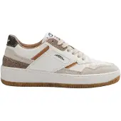 MoEa Damen Halbschuhe mit Schnürung Weiß Serie Origin Modell BAS00105