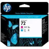 HP Original DesignJet Druckkopf 72, Einzelpack, magenta/cyan (C9383A)