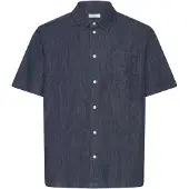 !Solid Jeanshemd SOLID "Jeanshemd SDRogue", Herren, Gr. S, N-Gr, blau (middle blau denim), Obermaterial: 100% Baumwolle CO., Hemden Jeanshemd