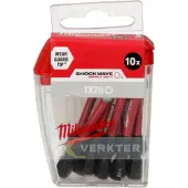 Milwaukee Schrauberbit Shockwave Gen II TX20 / 50 mm, 10 Stück
