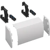 Hager FZ145 Kabelrangierkanal für Feldverteiler, 5-feldig, RAL9010