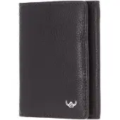 Golden Head Leder Geldbörse Capri RFID Protect Minischeintasche 1011 Dunkelbraun