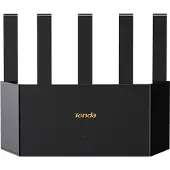 Tenda TE3L v1.0 BE3600, Wi-Fi 7 (802.11be), Dual-Band (2,4 GHz/5 GHz), Ethernet/LAN, Schwarz, Tabletop-Router