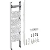 Hager UF311NW Komplettfeld Multimedia, universZ, 1050mm,1-feld, mit 6xPatchmodulen RJ45