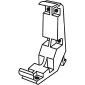 Hager M5849 Profilhalter PC/ABS zu Rangierkanal RK 150x110mm