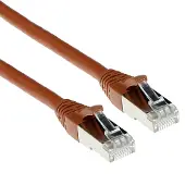 ACT FB2220, 20 m, Cat6, S/FTP (S-STP), RJ-45, RJ-45, Braun