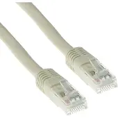 ACT IB6415, 15 m, Cat5e, U/UTP (UTP), RJ-45, RJ-45, Elfenbein